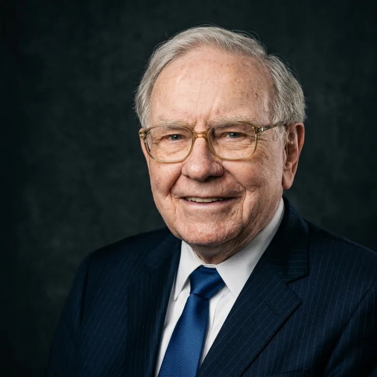 Portrait of Warren Buffett