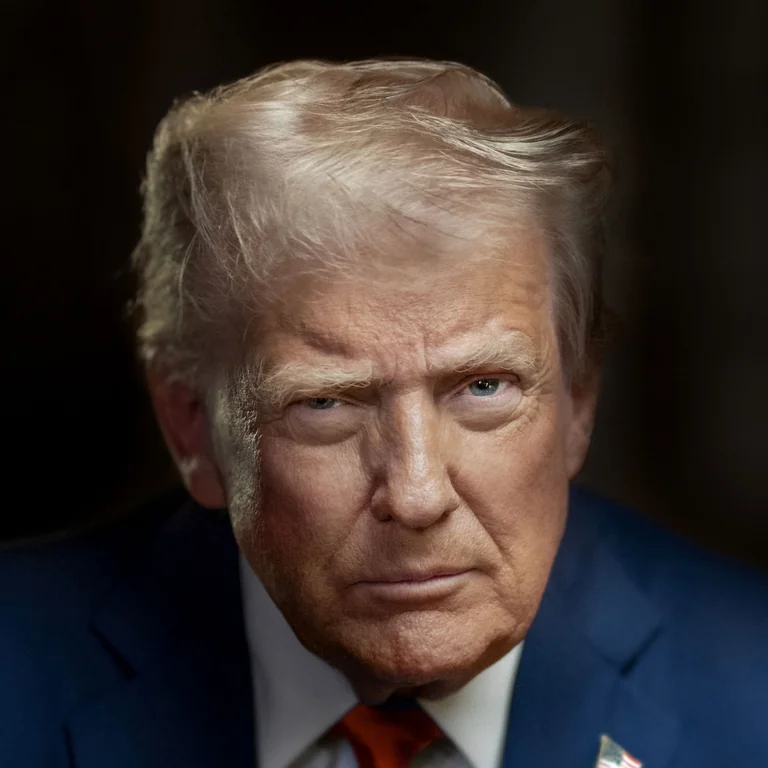 Portrait of Donald Trump